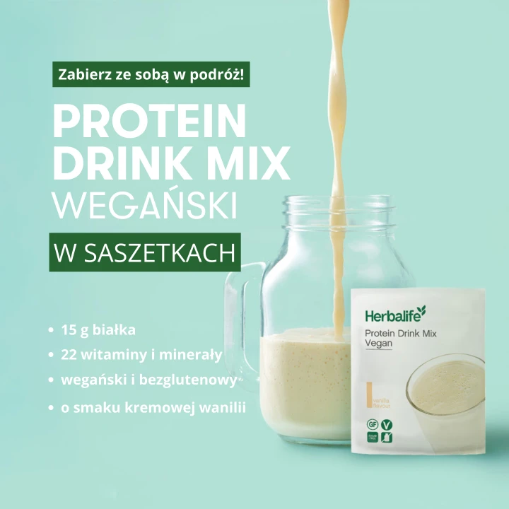 Wegańska mieszanka białkowa w saszetce do podróży.png