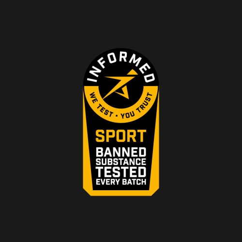 Informed Sport Banned Substance Tested Label in Black and Yellow.jpg