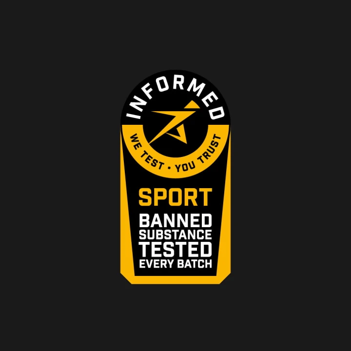 Informed Sport Banned Substance Tested Label in Black and Yellow.jpg